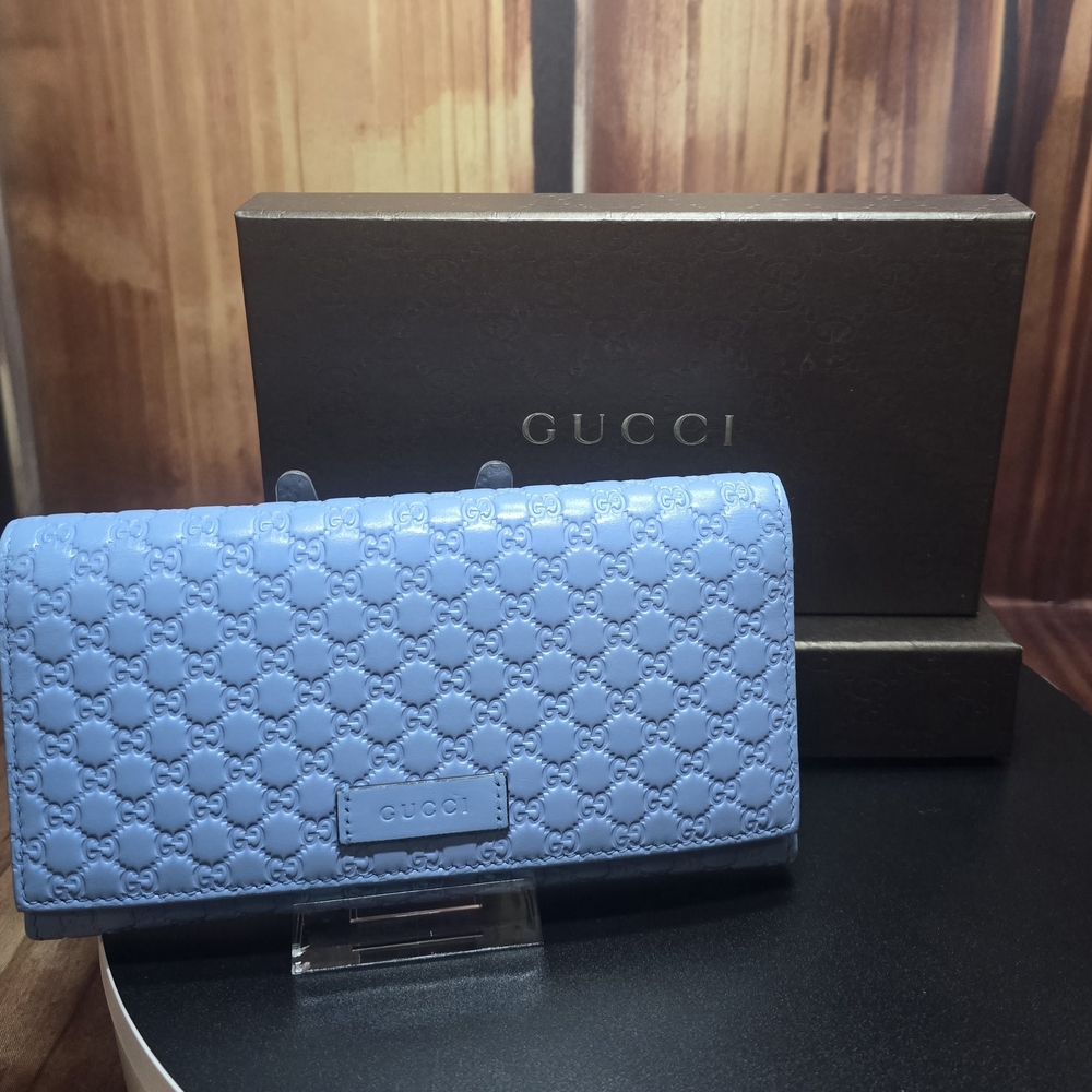 Gucci Microguccissima Continental Flap Wallet - EUC - COA - FULL INCLUSION